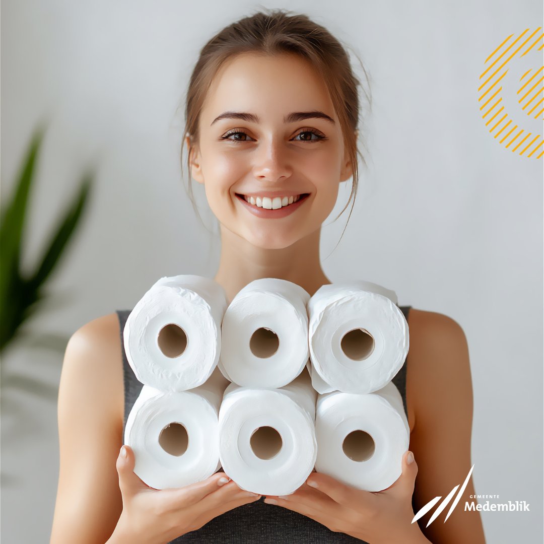 Gemeente Medemblik doet mee aan de actie: "Pak die rol en win een jaar lang GRATIS ecologisch wc-papier!" Doe mee op  bit.ly/4f99vap, maak de quiz en maak kans op een jaar lang duurzaam toiletpapier van The Good Roll! De actie loopt t/m 22 november 2024.