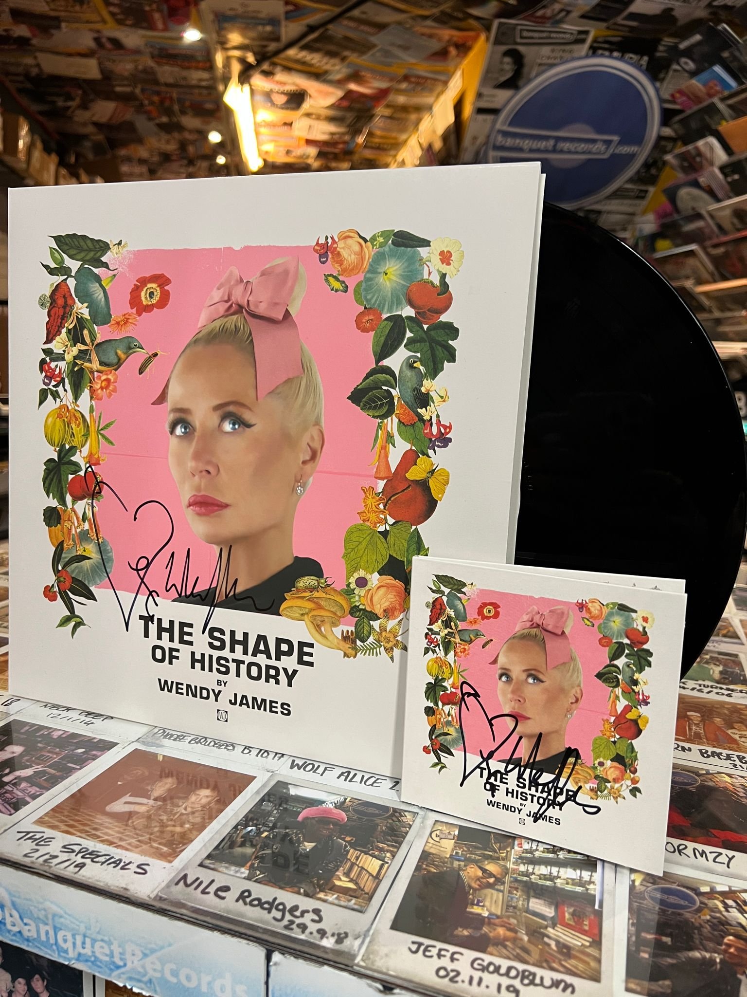 Wendy James Shape Of History 直筆サイン レア WENDY JAMES 'THE SHAPE OF HISTORY' DELUXE CD *Signed - The
