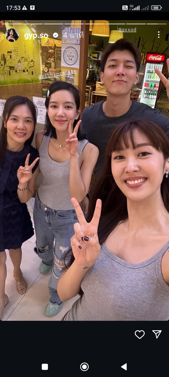 ขอบคุณภาพน่ารักจากไอจีพี่ยิปโซนะค่ะ
#ก็อตอิทธิพัทธ์
#ริชชี่อรเณศ 
#ก็อตริชชี่