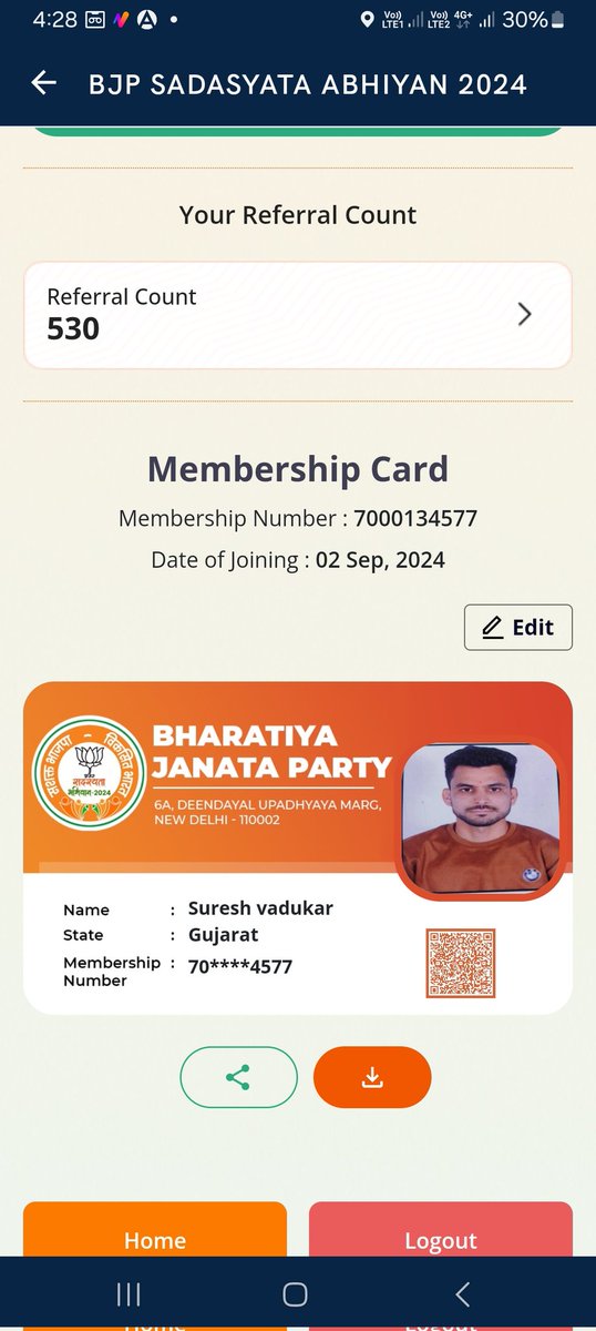 vadukar_suresh's tweet image. સદસ્ય અભિયાન 2024 
@narendramodi @JPNadda @CRPaatil @BJP4Gujarat @sanghaviharsh @ikaushaldave @rajeshchudasma @DrPrashantkorat @Kiritbhai_Patel @Ashok_5622 @rushi_vekariya @MansinghP_BJP @ManthanDabhi2
@MehulJa11610466