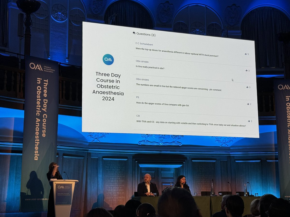 ruthi_landau's tweet image. #OAA3DC2024 @YavorRM Dr. Melissa Bauer 
@OAAinfo @SOAPHQ 

Great first session and wonderful #ObAnes discussion

My favorite question from the audience “what is #DPE” 🤣

And @noolslucas comment “why would you puncture the dura and not give the therapeutic solution”

Could not…