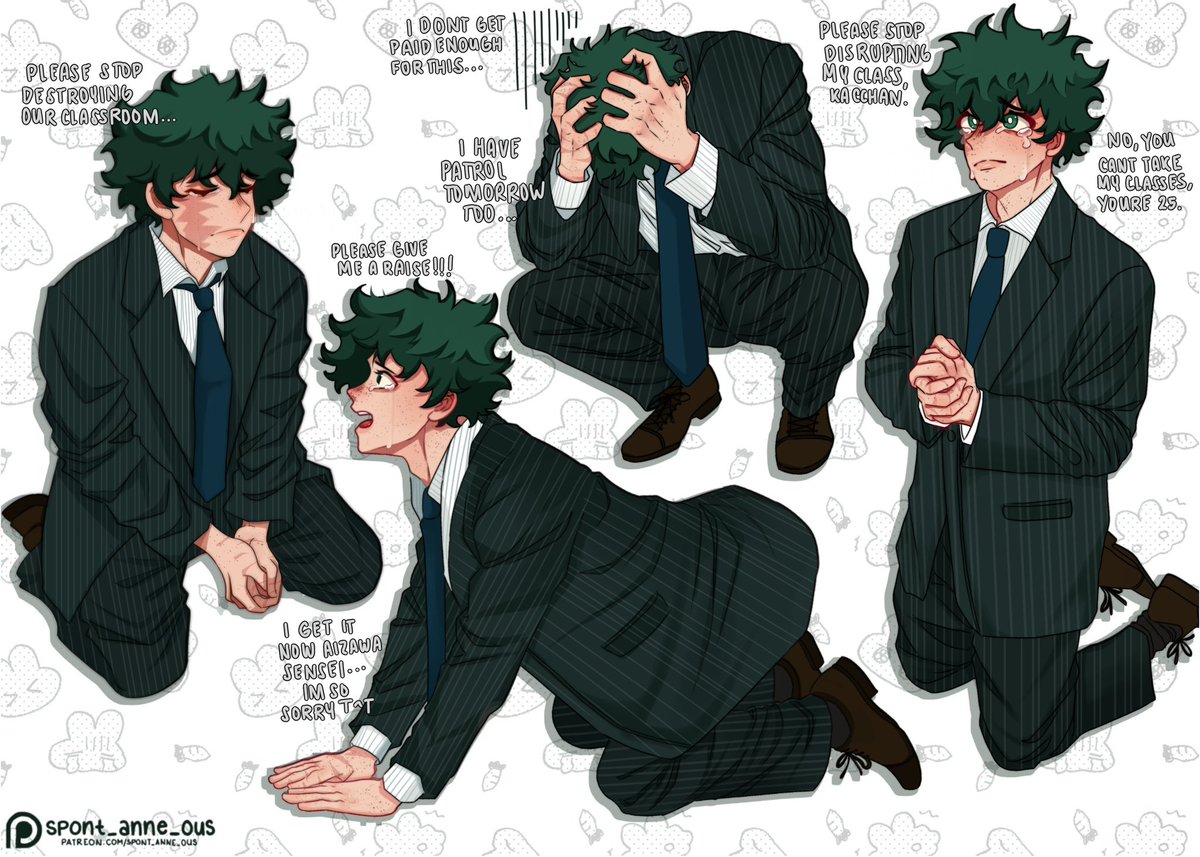 Repost but its so real now??? babygirl midoriya sensei realness he’s kinda pathetic… (i love him so much wtf)