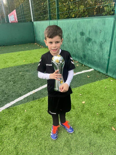 StElizabethsPE's tweet photo. Well done Deacon, man of the match during half term.👏🏻⚽️ https://t.co/oODzOtjriV