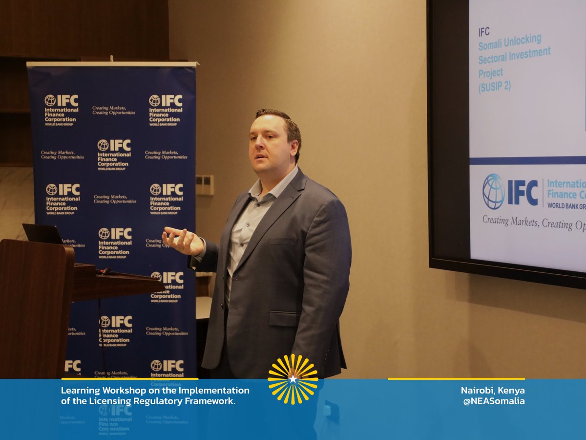 Delegates and experts from <a href="/IFCAfrica/">IFC Africa</a> are actively contributing to today’s sessions, sharing valuable insights and expertise to support energy sector transformation. Grateful for their partnership in building a sustainable and well-regulated power industry in #Somalia. #NEA