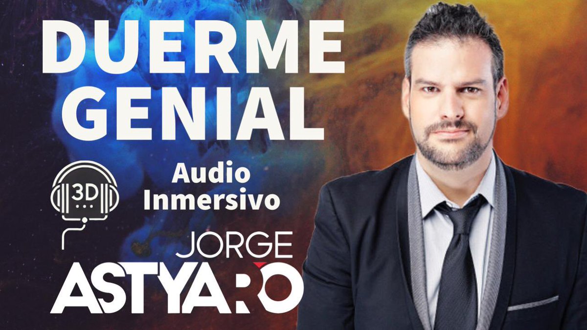 He vuelto a mi canal de #youtube , aquí os dejo un audio para ayudaros a dormir con #hipnosis #dormir 
👉🏻 DUERME genial con HIPNOSIS, audio 3D, ASMR (Jorge Astyaro)
youtu.be/S0sqZjq64mE