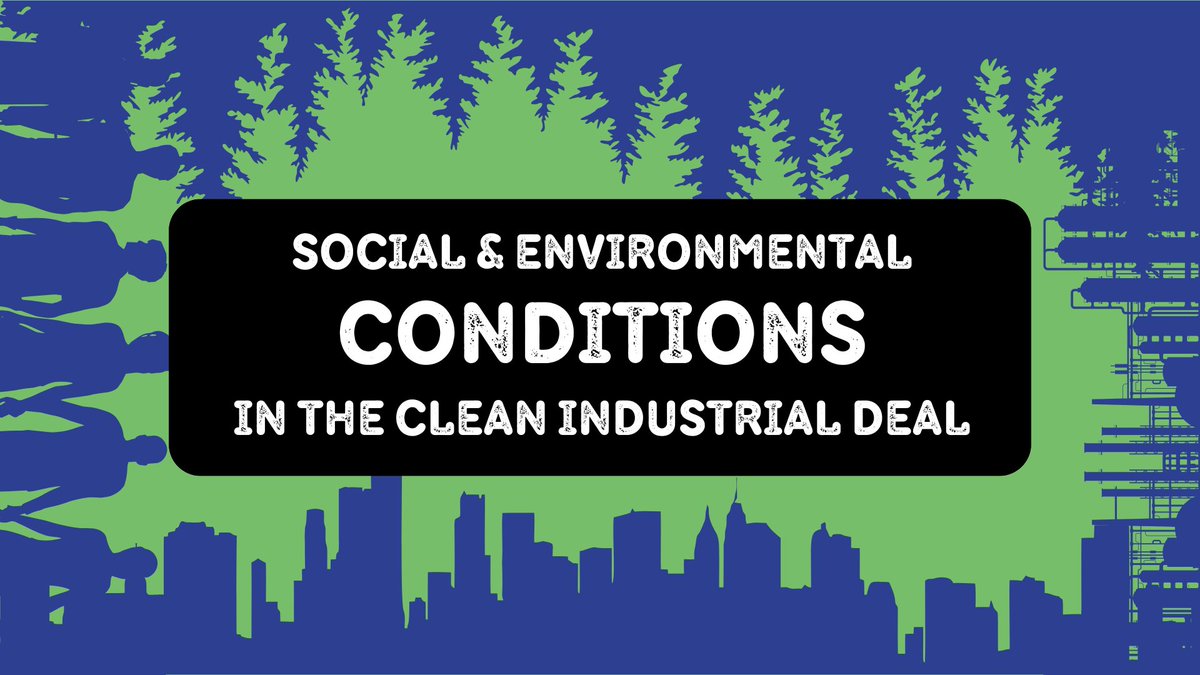 💡#Competitiveness is the buzzword of the day...

...But we need social &amp; environmental conditions tied to the public support given to companies in the upcoming #CleanIndustrialDeal.

Read our Open Statement⬇️
caneurope.org/public-money-p…