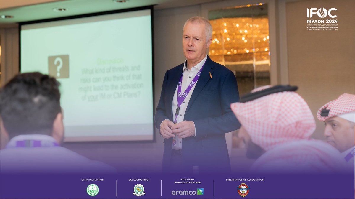 IFOC_Riyadh's tweet photo. workshop:
Incident Response and Crisis Management
Facilitator:
TIM MARJASON
#IFOC24
#Riyadh https://t.co/R5hkOvJxkX