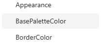 adicristeauk's tweet photo. The new way of setting the colour of your modern button is by amending BasePaletteColor https://t.co/EhnpsBG4AS
