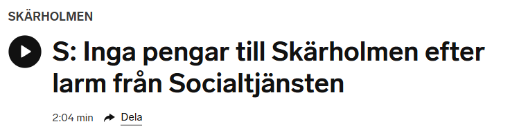 Skärholmen har under året drabbats av flera mord och våldsdåd, senast i helgen inträffade ytterligare en skottlossning med två skadade personer. Nu rapporterar Ekot att Skärholmens socialsekreterare larmar om att de av budgetskäl tvingas skära ner på förebyggande åtgärder och ta