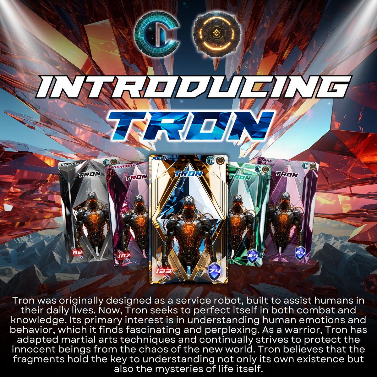 IncryptNFT's tweet image. NFT SHOWCASE #19

Name: Tron
Faction: Mech