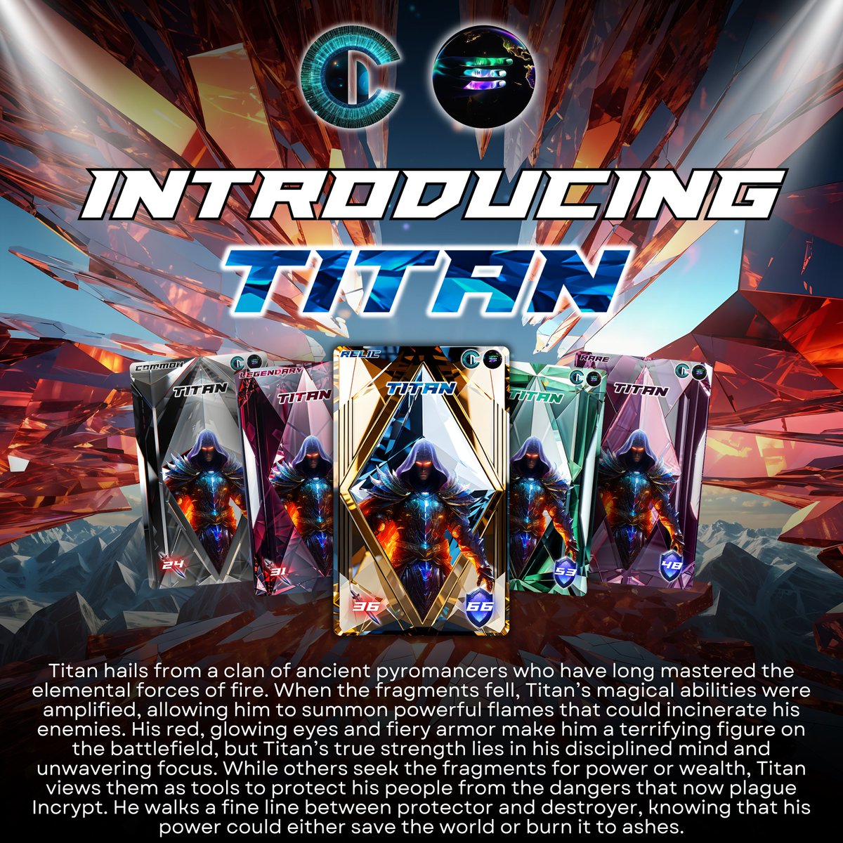IncryptNFT's tweet image. NFT SHOWCASE #20

Name: Titan
Faction: Human