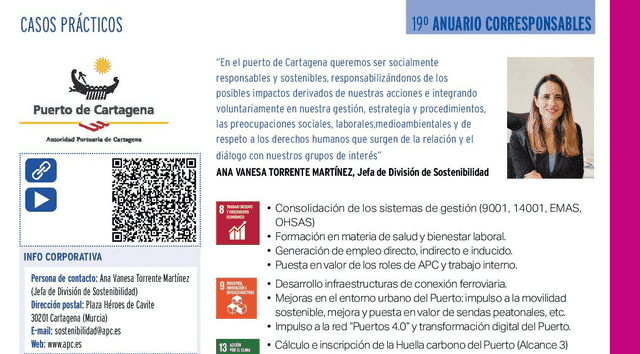 Corresponsables's tweet image. 🏞️ Proyecto piloto de reforestación con Posidonia Oceánica en aguas portuarias, un reto innovador en Europa que @PuertodeCtg lidera con optimismo. Descubre más en el #AnuarioCorresponsables2024 👉 tinyurl.com/yv4v9k8s