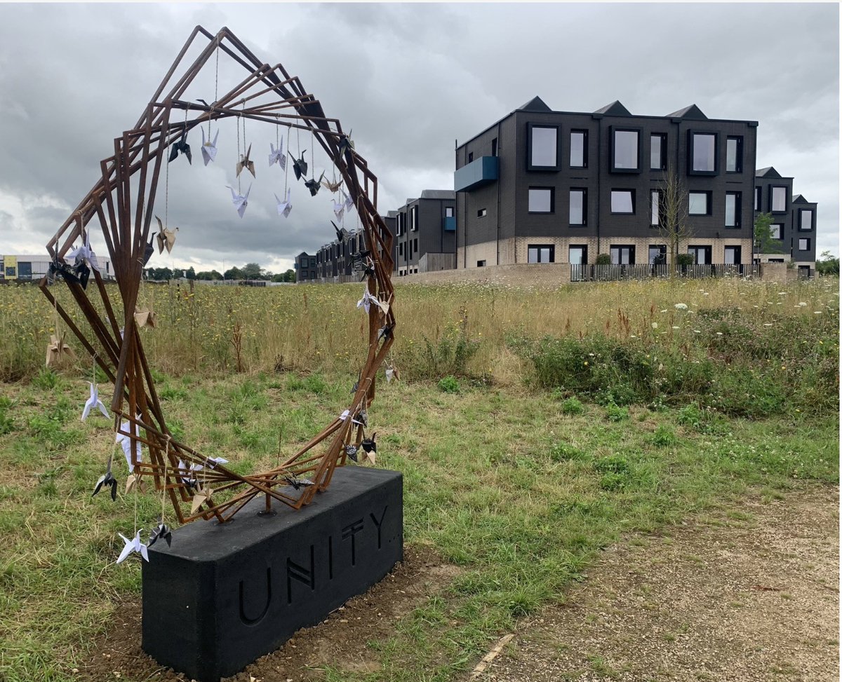 Commissioned by #HomesEngland, and in collaboration with Northstowe Arts, local artist Chloe Leaper recently worked with the town's community to design and create unique sculptural signs for two of the #Northstowe lakes: Unity Lake and Halycon Mere.  👇

northstowe.com/sculptures