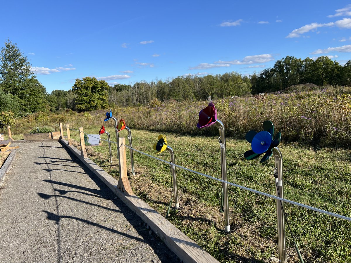 MHJFoundation's tweet photo. Cutting the ribbon on the Murdock Outdoor Environmental Education Laboratory in Champion Local Schools, named for MHJF Outstanding Science Educator Dave Murdock for his efforts to share his passion &amp; instill a love for environmental science in all students. #WeAreChampion https://t.co/Ji2kzBIvT4