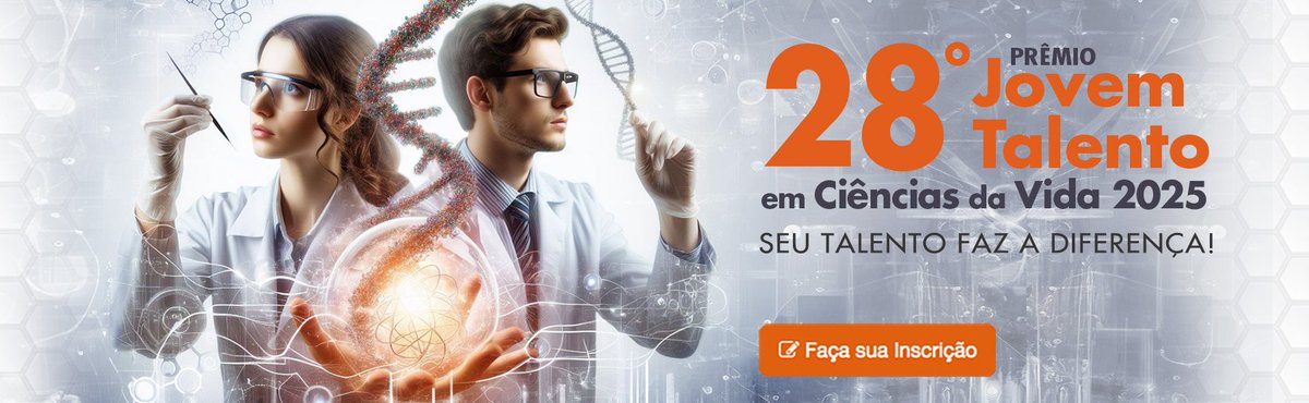 Prêmio Jovem Talento SBBq 2025.
www2.sbbq.org.br/jovemtalento/