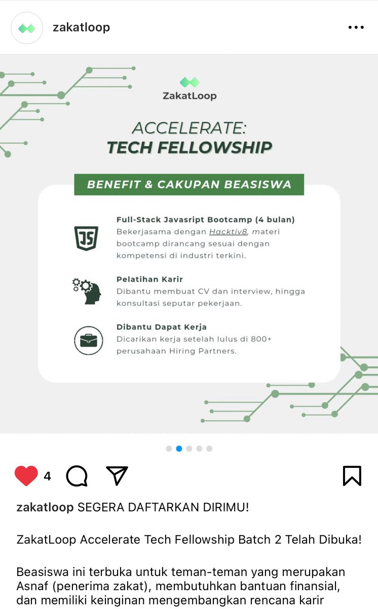 backwithcereal's tweet photo. Pelajar SMA/SMK yang mau berkarir di bidang tech yuk kumpul!

Ada beasiswa yang jarang orang tahu, tapi sangat worth! Programnya full self development and career fulfillment. Yuk cek sekarang👇

Share ke teman/saudara kamu yang membutuhkan🤩

https://t.co/cdb4FqvUtM

#BeasiswaSMA https://t.co/rBrKRqQOzA