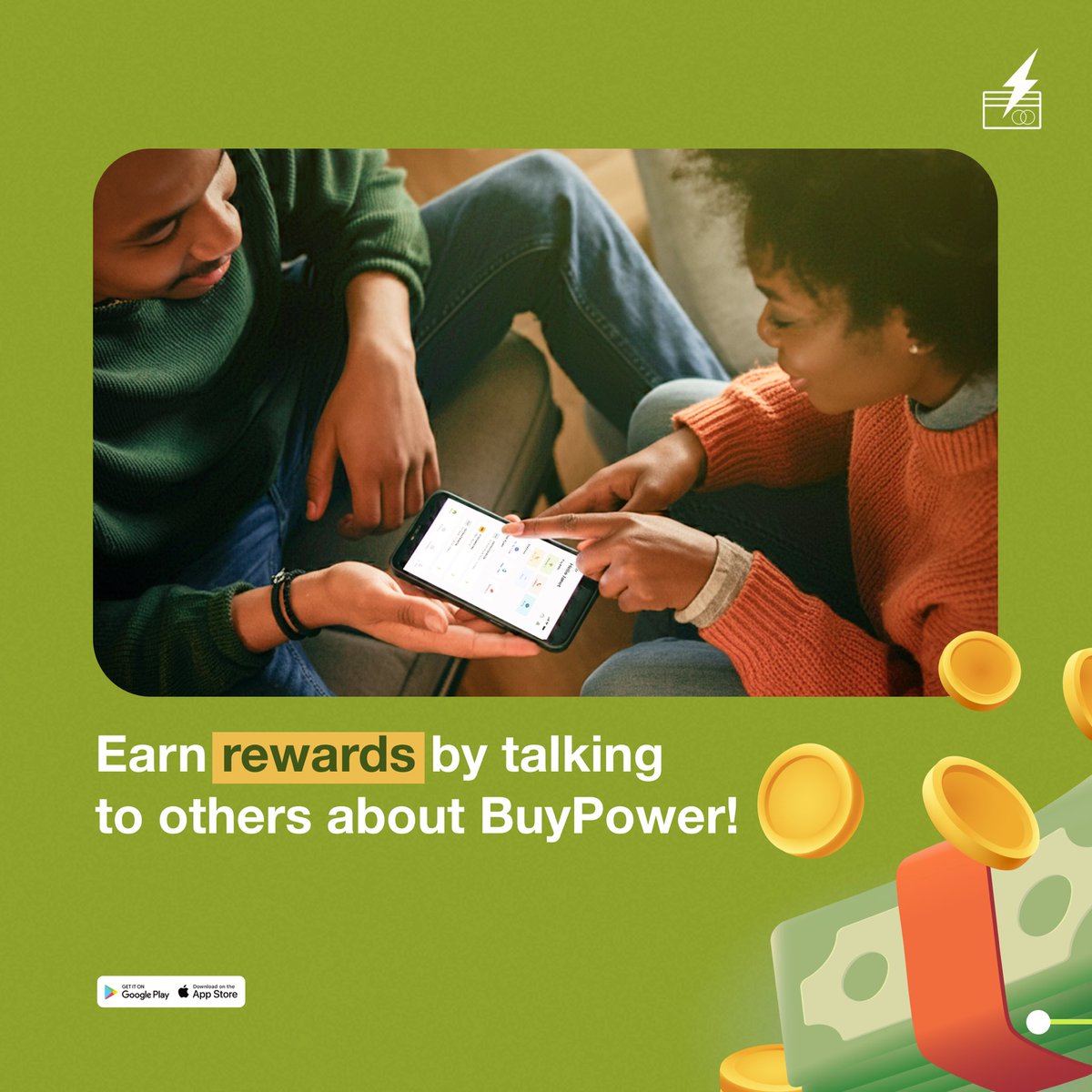 buypowerng's tweet photo. Love BuyPower? Spread the word! Refer friends and get rewarded. Refer up to six people and get rewarded with N3,000 naira
#buypower #referandearn #saveonpower #referralprogram https://t.co/ayKsc8x46F