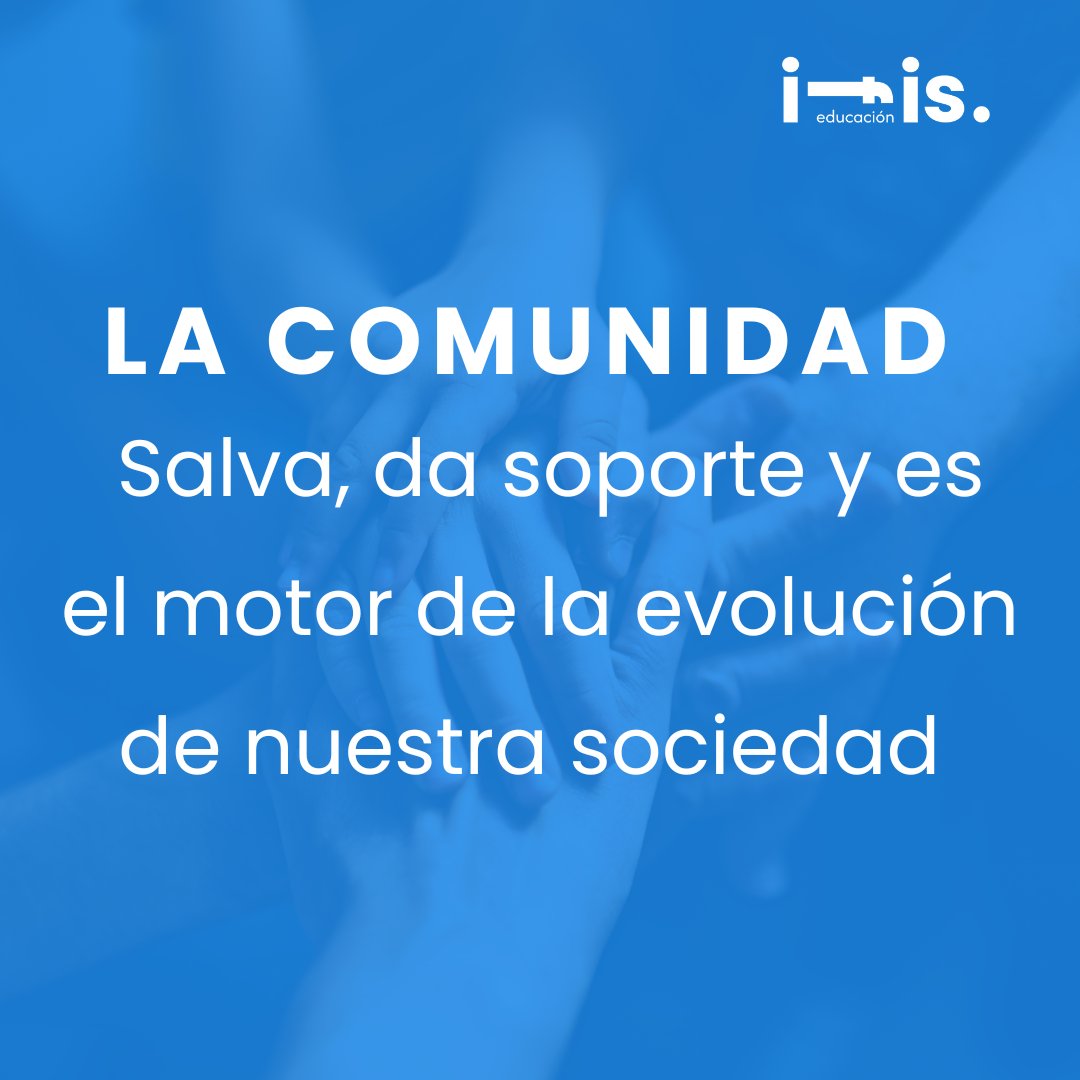 Es de las pocas conclusiones que podemos sacar estos días.

Un abrazo fuerte a todas las personas afectadas por la dana, estamos contigo. 

#ifiseducacion #comunidad #bienestarcomunitario #dana
