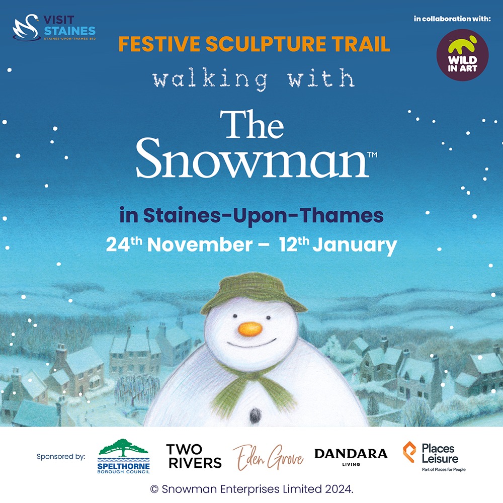 Visit Staines (@visit_staines) on Twitter photo Discover sculpture trails of twelve giant Snowman sculptures, each decorated with designs inspired by the song The Twelve Days of Christmas.βοΈβοΈDetails: bit.ly/3Nwo9MO@Spelthβ¦ , <a href="/TwoRiversCentre/">TwoRiversCentre</a> , Eclipse Leisure Centre , Dandara Living + Eden Grove. <a href="/wildinart/">Wild in Art</a> Discover sculpture trails of twelve giant Snowman sculptures, each decorated with designs inspired by the song The Twelve Days of Christmas.βοΈβοΈDetails: bit.ly/3Nwo9MO@Spelthβ¦ , <a href="/TwoRiversCentre/">TwoRiversCentre</a> , Eclipse Leisure Centre , Dandara Living + Eden Grove. <a href="/wildinart/">Wild in Art</a>