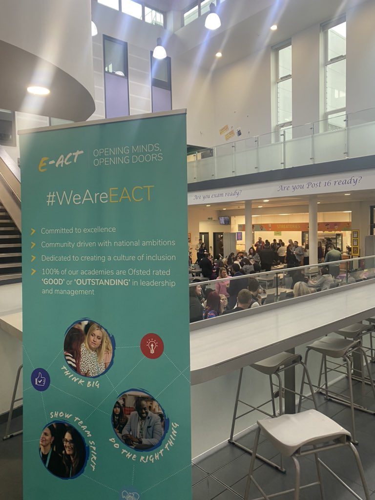 Wow! Every <a href="/EducationEACT/">E-ACT</a> middle leader in one place for our National INSET Day. Working together and learning together! Powerful collaboration!

#thinkbig #WeAreEACT
