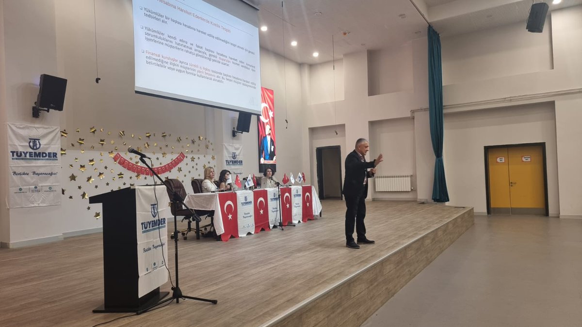 TUYEMDER's tweet photo. Yetkili Müesseselerin MASAK yükümlülüklerine uyum seminerini 2 Kasım Cumartesi günü meslektaşlarımızın yoğun katılımı ile gerçekleştirmiş bulunmaktayız.
MASAK yükümlülükleri ile ilgili dikkat etmeleri gereken bütün hususlar detaylı olarak katılımcılara aktarılmıştır. https://t.co/BOW8hF33wA