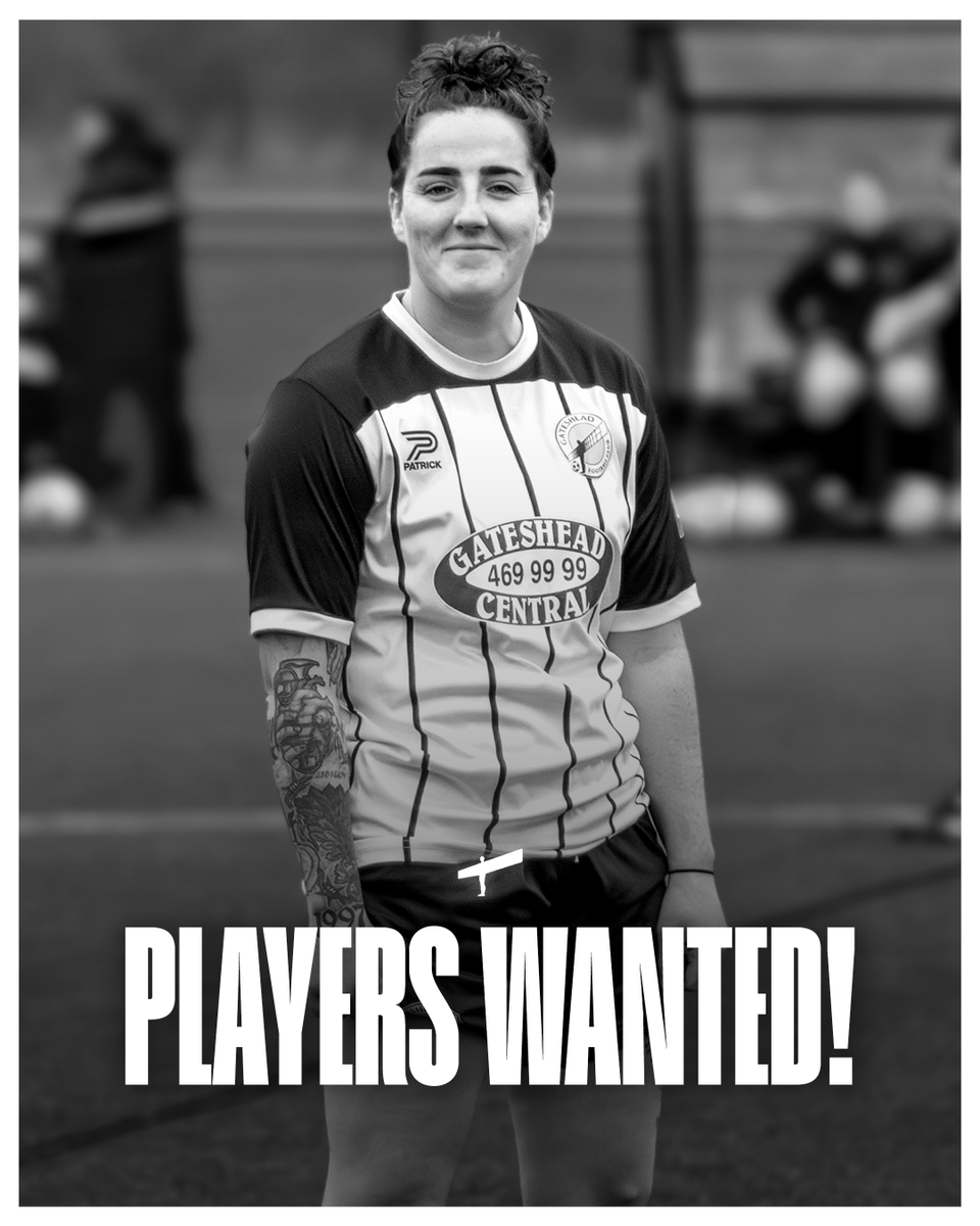 Gateshead FC Ladies (@gatesheadladies) on Twitter photo 🆕 Due to recent injuries, we are looking to add new players to our squad, with benefits including:
🏋️♂️ Free gym membership
🎟️ Free <a href="/GatesheadFC/">Gateshead FC</a> season ticket
🔢 Stats & analysis from each game
✉️ Email us at ladies@gateshead-fc.com to register your interest!
#WorClub ⚪️⚫️ 🆕 Due to recent injuries, we are looking to add new players to our squad, with benefits including:
🏋️♂️ Free gym membership
🎟️ Free <a href="/GatesheadFC/">Gateshead FC</a> season ticket
🔢 Stats & analysis from each game
✉️ Email us at ladies@gateshead-fc.com to register your interest!
#WorClub ⚪️⚫️