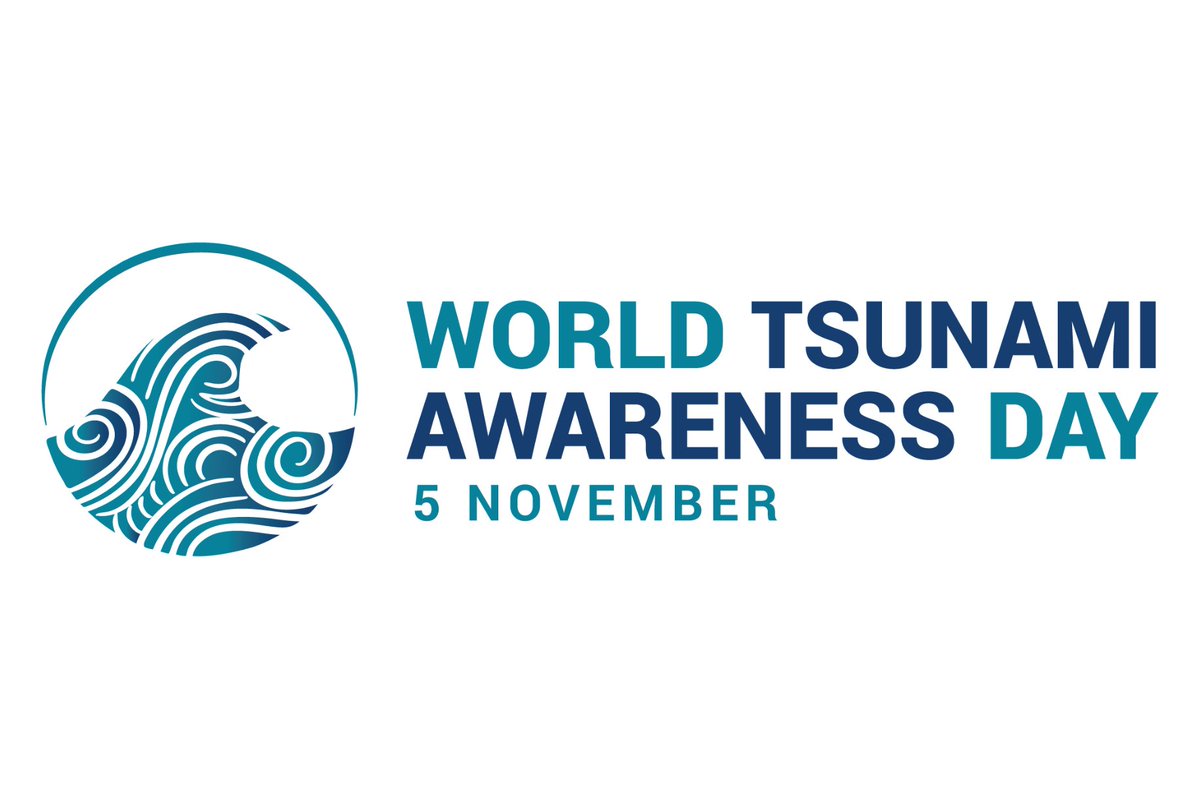Tomorrow, 5th November is the World Tsunami Awareness Day #WTAD These days with the experience of natural dissasters hitting Spain, it is also time to think on the importance of tsunami preparedness and early warning systems and the need to be prepared for any natural hazard.