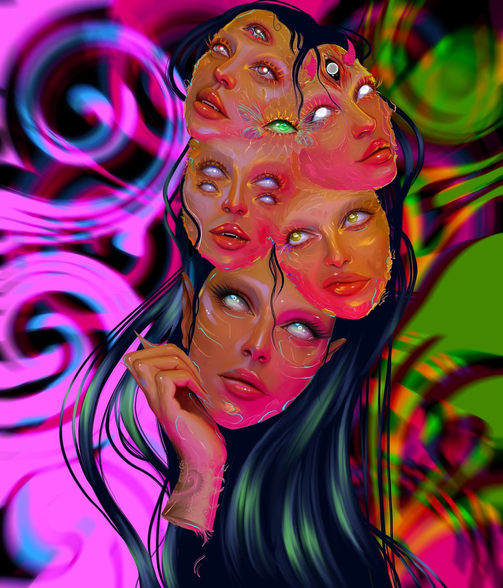 Share your art. Just your art. No words. Let people experience it.