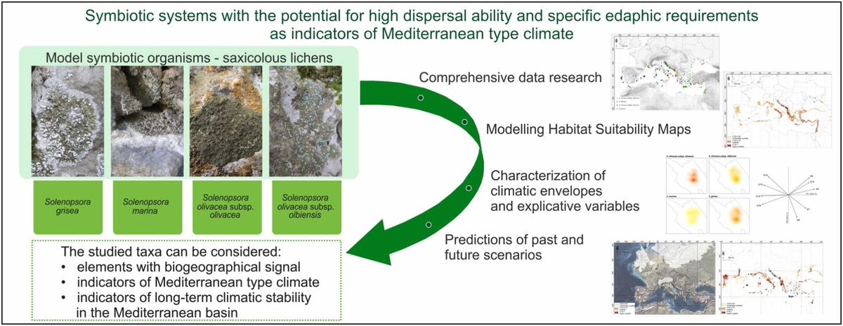 Study on rock-dwelling lichens as as a proxy for biogeographical characterisation of the Mediterranean biome led by members of our Microbial and Plant Interactions Department  just published in Global Ecology and Conservation. Learn more at: sciencedirect.com/science/articl…