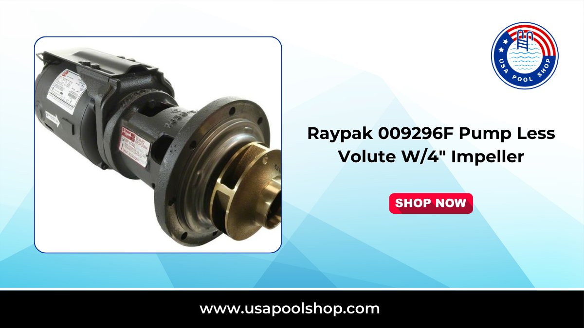 usapoolshop's tweet image. Boost your pool performance with the Raypak 009296F Pump Less Volute featuring a 4" impeller! Ensure efficient water flow and performance. 

👉Available now at USAPoolShop: usapoolshop.com/009296f-raypak…

#raypak #poolparts #usapoolshop #raypakparts #poolcare