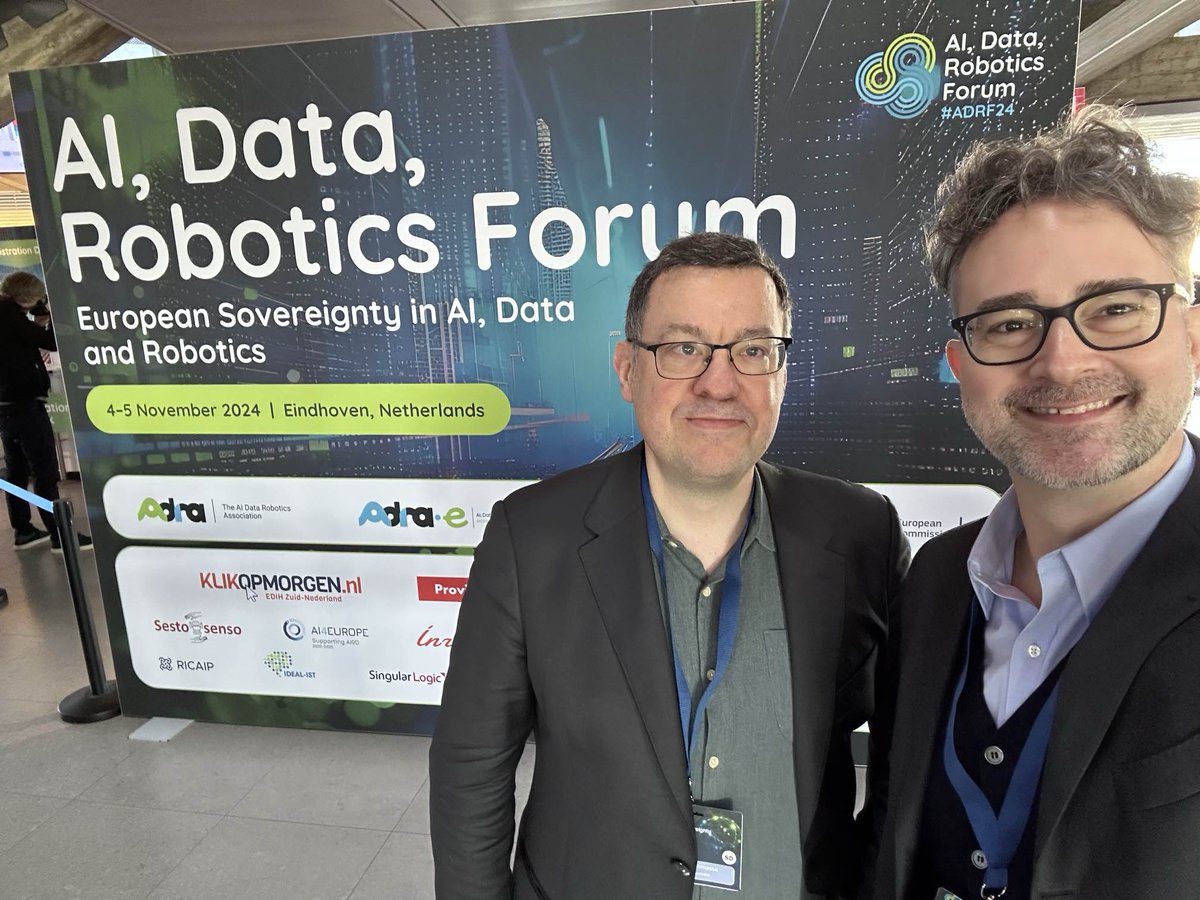 📢 #Martel is at the @Adra_eu Forum #ADRF24 in Eindhoven! If you are also there, meet our Chief Innovation Officer <a href="/GiovanniRimassa/">Giovanni Rimassa</a> &amp; CTO <a href="/massimoneri/">Massimo Neri</a>, as they engage in discussions on European sovereignty in #AI, #Data &amp; #Robotics. Let’s shape Europe’s digital future together!