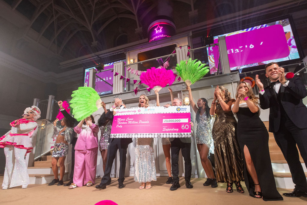 mariecurieuk's tweet image. We&apos;re excited to share the Superdrug SuperCruise Charity Ball this weekend raised enough money to take our partnership fundraising total to an incredible £13 million raised for Marie Curie. 👏 

A big thank you to @superdrug and Savers for all your support. 🎉