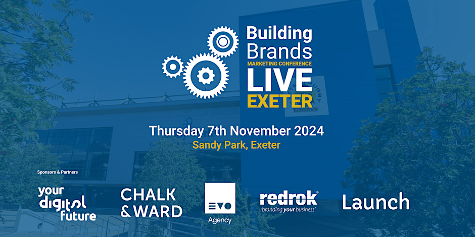 Last chance to book your ticket for Building Brands Live Exeter at <a href="/SandyParkExeter/">Sandy Park Exeter</a> tomorrow ❗️

And as a Devon Chamber member, you can get 20% off the price of your ticket for the South West's largest #MarketingConference using the code CHAMBER 20 >>> bit.ly/3YNmn0c