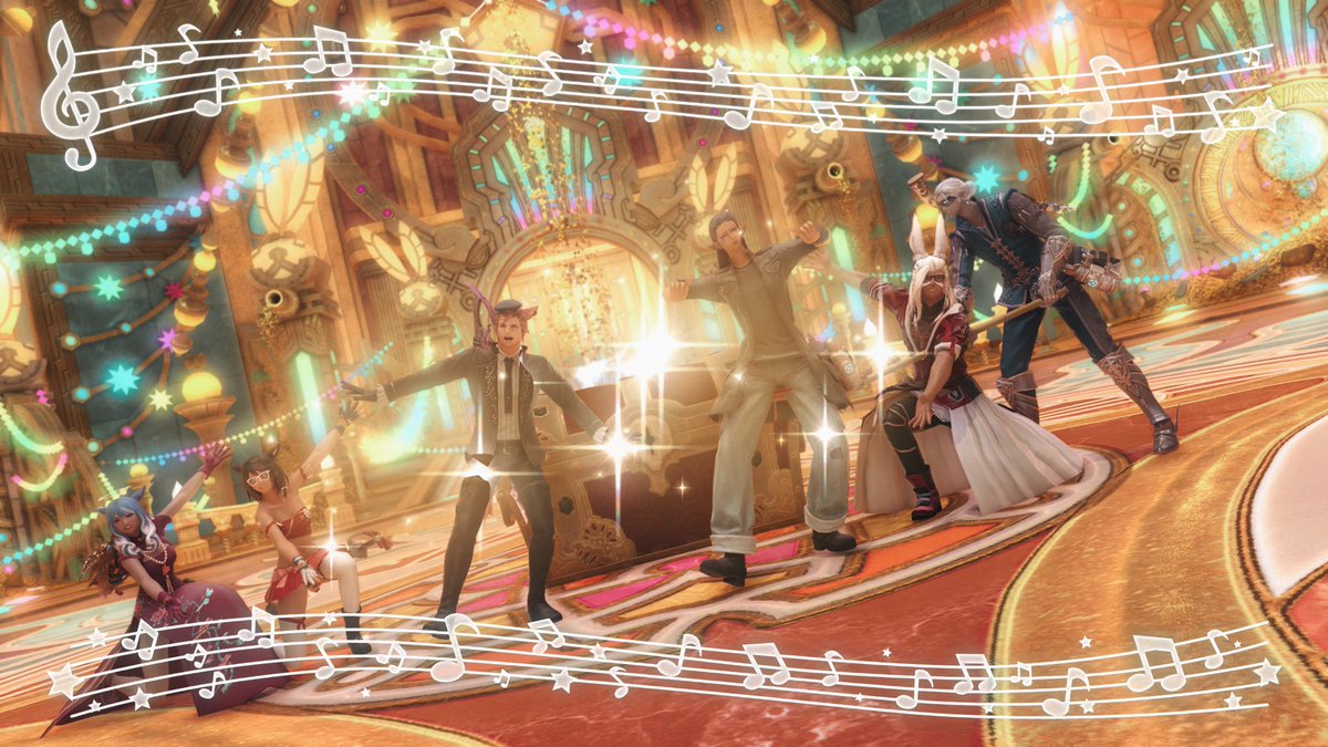 EternalBloomFC's tweet photo. Pretty fun map night Saturday. Both team’s making it to the end. VC was a bit chaotic? Couldn’t stop laughing. Thanks y’all.
Pics by @Nemue7 @StarriJinx @aymericshusband Caelum, and Sumi
#bloomfc #ffxiv https://t.co/18aUnBaSdW