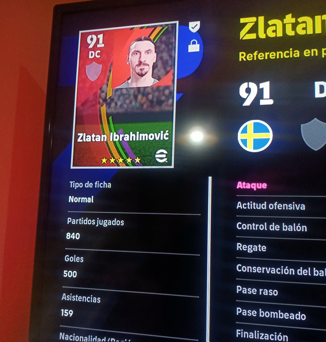 Como jugador offline mi única motivación para jugar <a href="/play_eFootball/">eFootball</a> ha sido marcar goles con mi jugador fav <a href="/Ibra_official/">Zlatan Ibrahimović</a>, después de 3 años y 840 partidos he conseguido marcar 500 goles. El 90% han sido frente a la IA en leyenda. NECESITAMOS LIGA MASTER YA POR FAVOR!