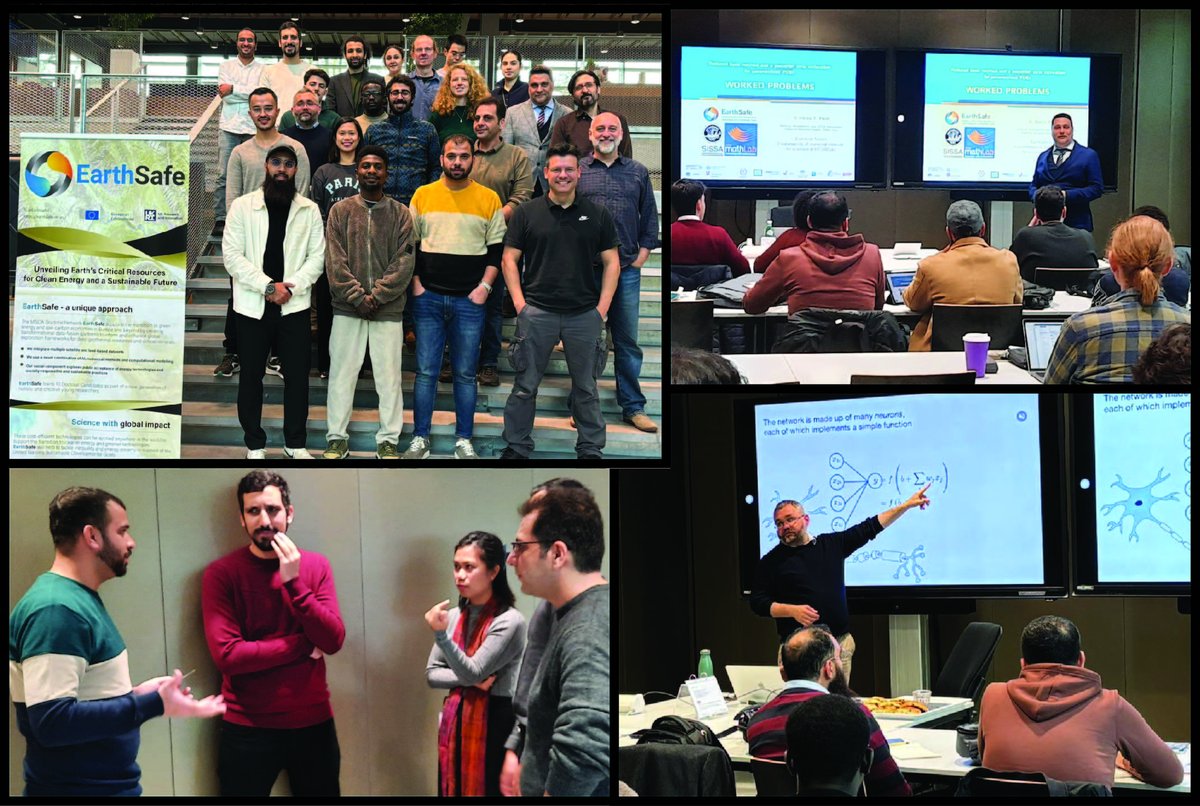 EarthSafeEU (@earthsafeeu) on Twitter photo We had a blast at the First <a href="/EarthSafeEU/">EarthSafeEU</a> School!!! During the course of last week, our doctoral candidates learned about #machine_learning, #Inverse_Theory, #Reduced_Order_Modelling and #Complex_Systems.
A big THANK YOU to all the lecturers and participants!!!! We had a blast at the First <a href="/EarthSafeEU/">EarthSafeEU</a> School!!! During the course of last week, our doctoral candidates learned about #machine_learning, #Inverse_Theory, #Reduced_Order_Modelling and #Complex_Systems.
A big THANK YOU to all the lecturers and participants!!!!