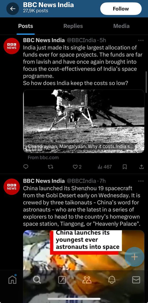 Sputnik_India's tweet photo. ‼ EXPOSED: BBC India has not published a single post over the past 24 hours about the #Khalistani mob attacks and police brutality against Hindus in 🇨🇦Canada. 

🤔 Why is Western media trying to downplay this story?