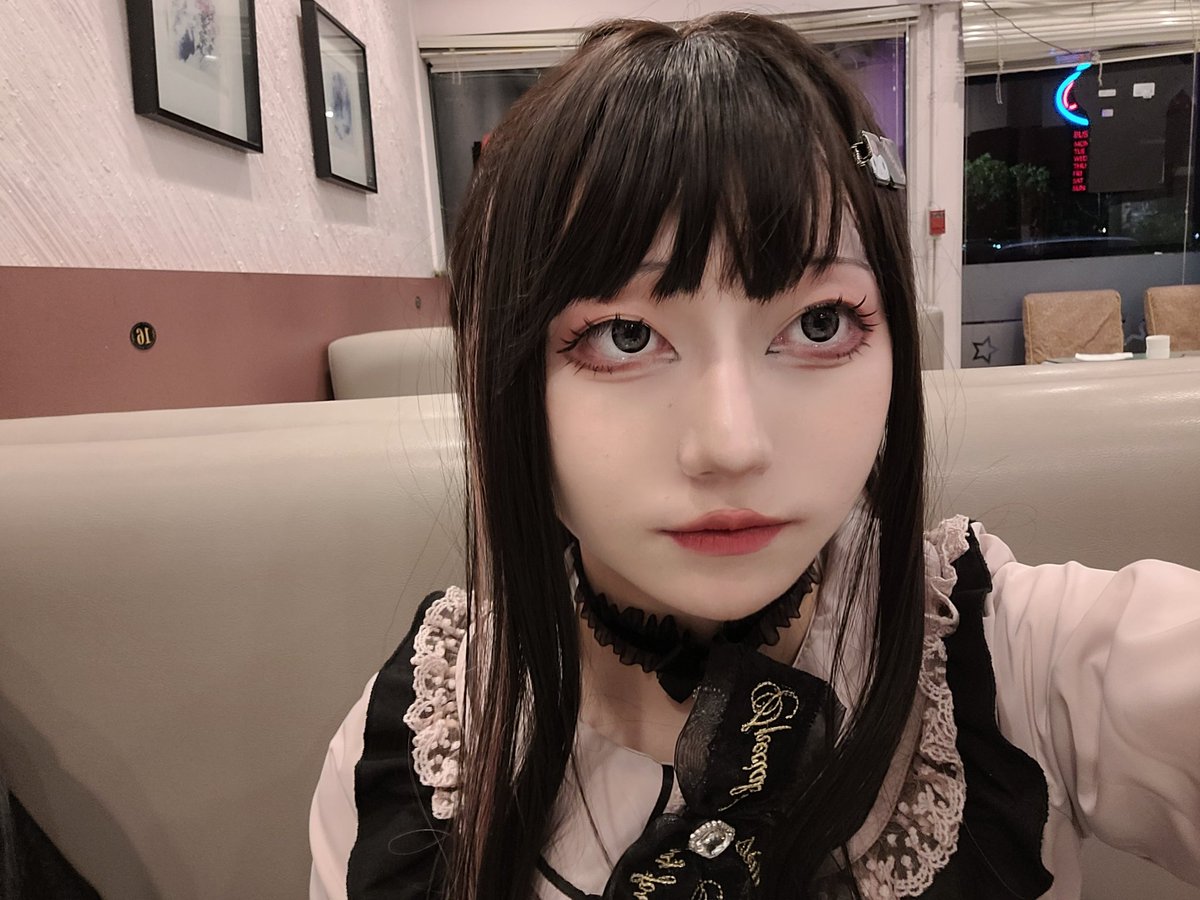 I tried jirai kei for the first time and it actually went pretty well!?? 

#地雷系 #男の娘