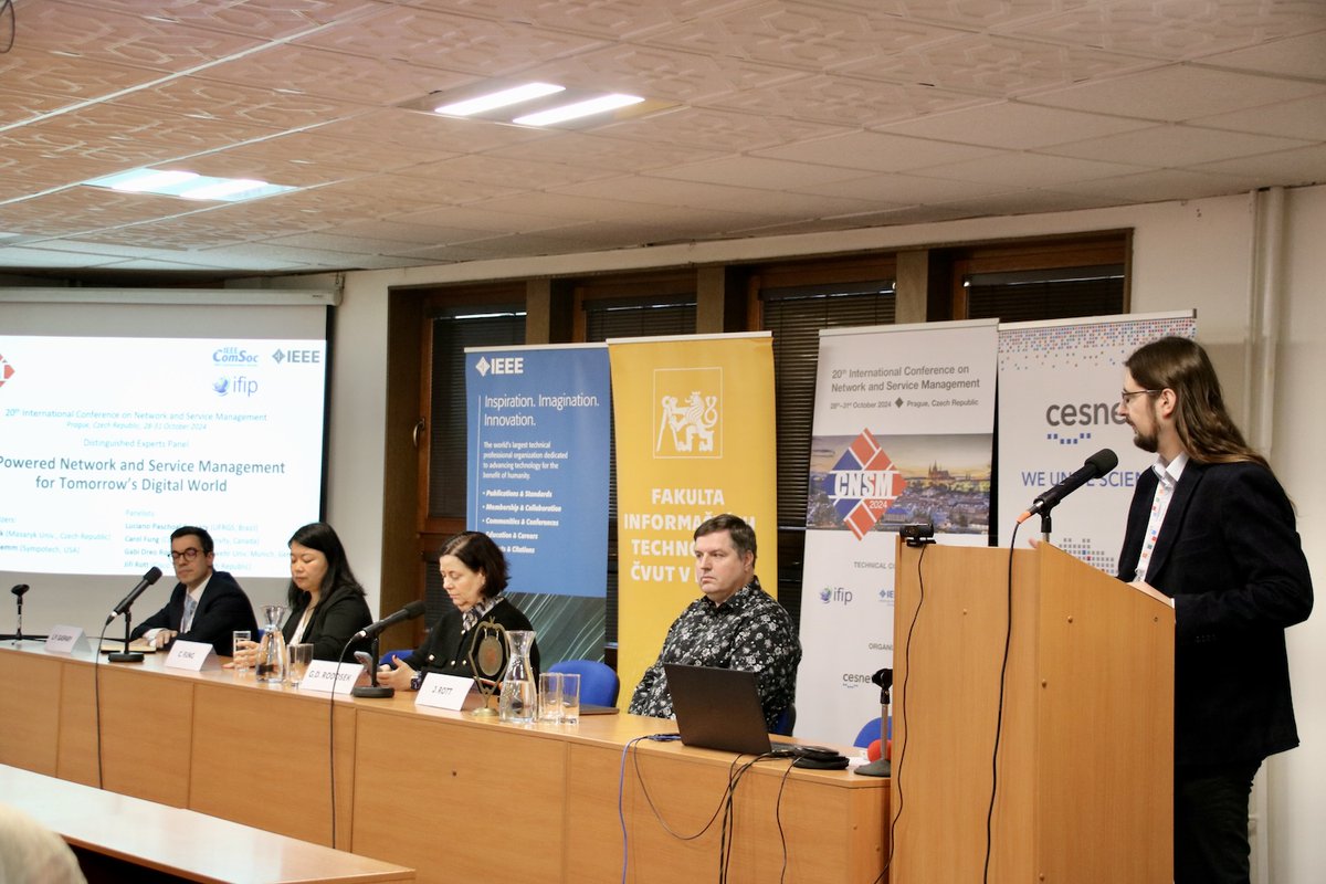 Thanks a lot to all #CNSM2024 attendees and organizers for a wonderful conference. It's been a huge honor to chair the Distinguished Experts Panel, so special thanks goes to the panelists for intriguing thoughts on #AI in #network #management!

cnsm-conf.org/2024/panel.html