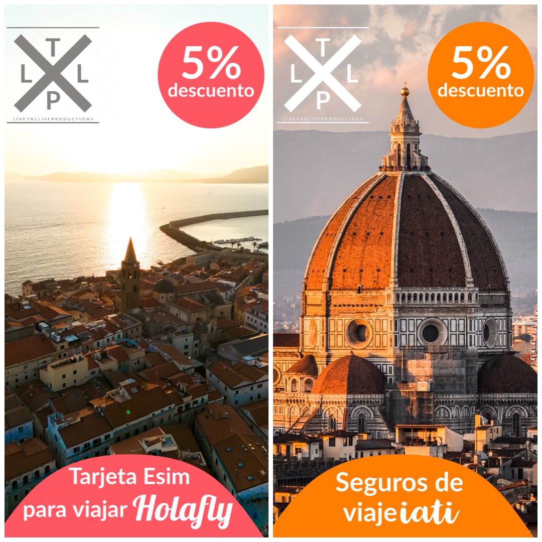 LTLProductions_'s tweet photo. ¿Pensando en algún viaje? 🗺️🌏✨

Disfruta de tu destino sin preocupaciones con internet HOLAFLY + seguro IATI 

Enlaces 5% de descuento ⬇️ 

#iati #iatiperilmondo #iatiporelmundo #iatipelomundo #iatiseguros #segurosdeviaje #holafly #holaflydiscount #esim #descuento #travel https://t.co/k3OClnGNhF