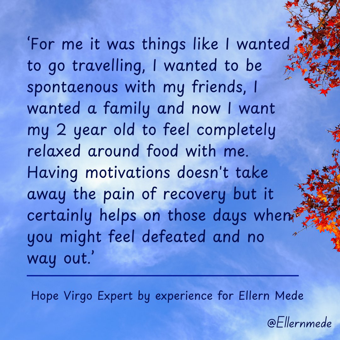 These powerful words come from @hopevirgo_ , our expert by experience, who shares an honest perspective on the role of motivation in recovery 🌻

#ellernmede #itsokaytonotbeokay #breakthestigma #MentalHealthMonday #mentalhealthmatters #mentalhealth #quote #motivational #recovery