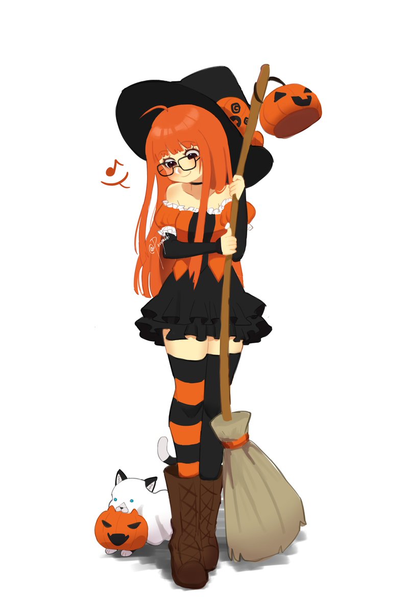 Pouyachii's tweet photo. After Halloween... 🎃

Redraw of my Futaba drawing from last year
#persona5 #P5R #futabasakura https://t.co/h7XfdRuF7P