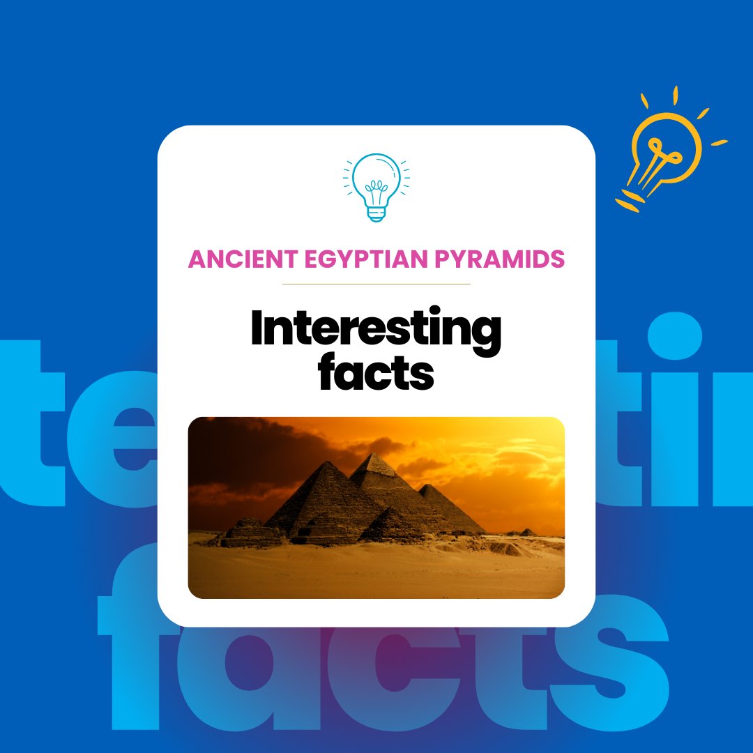 🏜️ Fun Fact: The Great Pyramid was the tallest man-made structure for 3,800+ years! Learn more here: bit.ly/3NT86ZC🌐 #FridayFunFacts #AncientEgypt #Pyramid