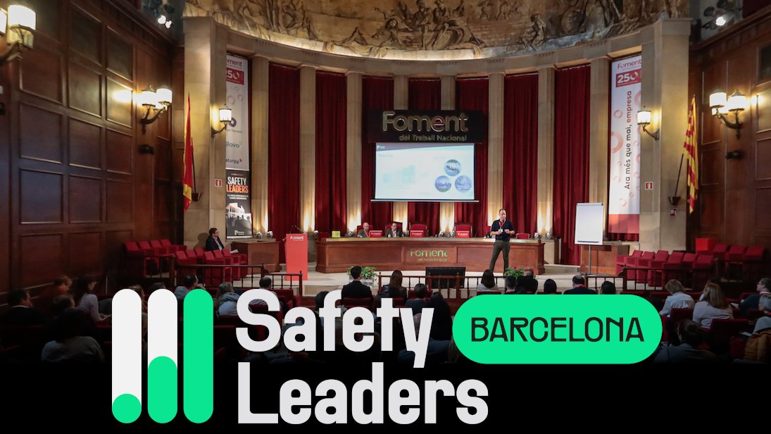 Disponible el material audiovisual jornada "Safety Leaders". Con el apoyo <a href="/treballcat/">Treball</a> <a href="/alafeinacaprisc/">A la feina cap risc</a> 
y la colaboración <a href="/PrevenControl/">PrevenControl</a> 
acortar.link/PXxLn9