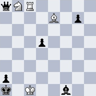 DufresnoyD's tweet photo. #chess #chessproblem #echecs #ChessStudy #chesscomposition #шахматы #Schach
[518]
+-

🇫🇷
Une de mes études favorites.
Les Blancs jouent et gagnent.

🇬🇧
One of my favorite studies.
White to play &amp; win. https://t.co/OppDbDK4dn