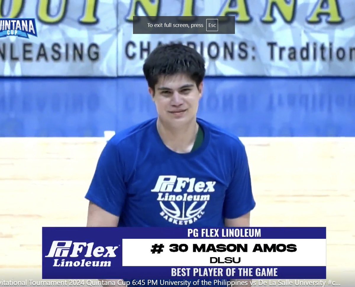 TakeAimLS's tweet photo. In a battle of their respective Team Bs, DLSU beats UP 82-71 . Mason Amos led the way for the Green Archers with 19pts 3 rebs and 2 assts

Blue looks good on you mate 😉 https://t.co/Q9vUlqjsGn