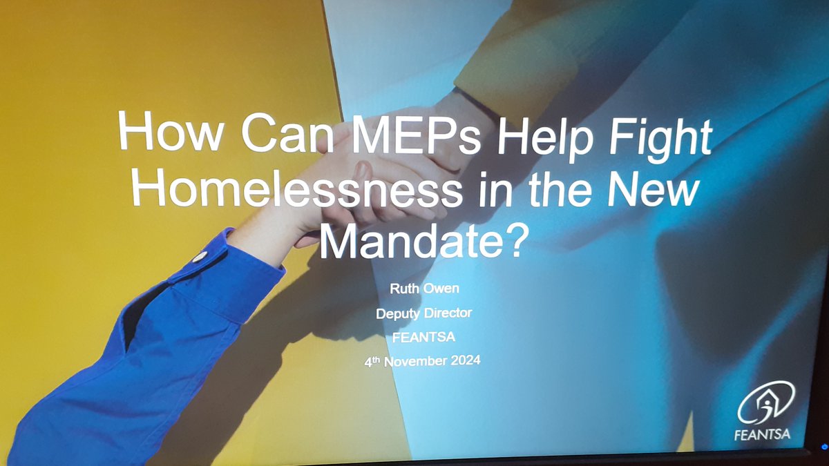 Dziś w <a href="/Europarl_EN/">European Parliament</a> rozmawiamy z europosłami o ich zaangażowaniu w pokonanie bezdomności we współpracy z <a href="/FEANTSA/">FEANTSA</a>
Cc:
<a href="/waldemar_buda/">Waldemar Buda</a>
<a href="/MarlenaMalag/">Marlena Maląg</a>
<a href="/MiroslawaNykiel/">Mirosława Nykiel</a>
<a href="/K_Smiszek/">Krzysztof Śmiszek</a>
<a href="/JarubasAdam/">Adam Jarubas</a>
<a href="/MMGosiewska/">Małgorzata Gosiewska</a> 
<a href="/Adamowicz_Magda/">Magdalena Adamowicz</a> 
<a href="/j_wisniewska/">Jadwiga Wiśniewska</a> 
<a href="/JoankaSW/">J. Scheuring-Wielgus</a> 
<a href="/michalkobosko/">Michal Kobosko MEP</a> 
<a href="/JagnaMarczulajt/">Jagna Marczułajtis-Walczak</a>