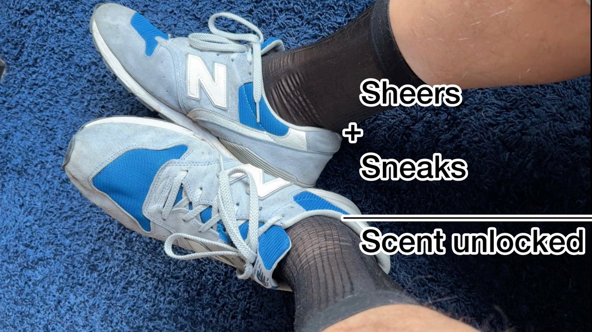SoleSeductor's tweet photo. Sheers + sneaks = scent unlocked! 🔥 Follow me for more tips on elevating your style (and maybe your senses 😉) #ScentedSteps #StyleSecrets #FootwearFeels #SocksAndSneakers #SneakerLover https://t.co/7ed92eHBUZ