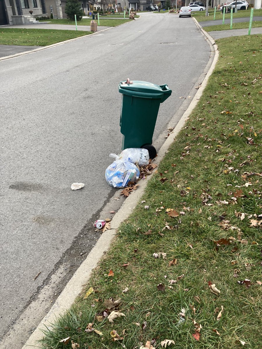 simplerchaos's tweet photo. @ctvottawa 9 people live in my building.  That’s 1/3 of a bag per person.  I agree that this is plenty and I will do better.  I also suggest you lower the limit for the lady across the road to 1/3 of a bag. https://t.co/fN0LKlq2sh
