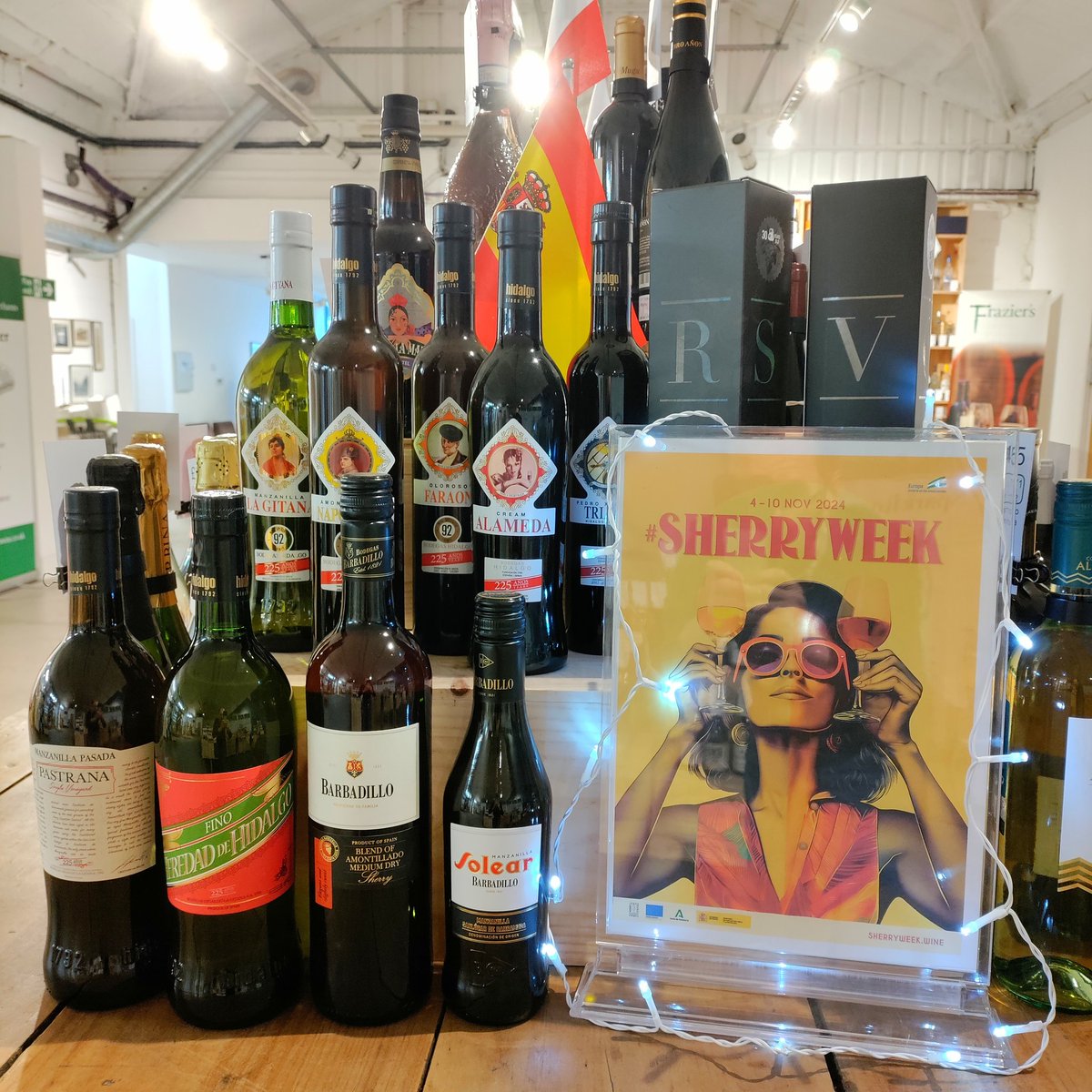 frazierjoneswm's tweet photo. 🥳Celebrate #SherryWeek !

If you’ve yet to discover the joys pop instore and chat with one of the team. There is a perfect sherry for you! 

#Frazierswine @sherrywines #FindYourSherry #SherryLovers #DiscoverSherry #sherrywine #solihull #shirley #knowle #dorridge #birmingham https://t.co/dqtdR4w77V